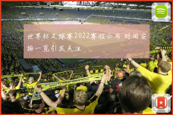世界杯足球赛2022赛程公布 时间安排一览引发关注