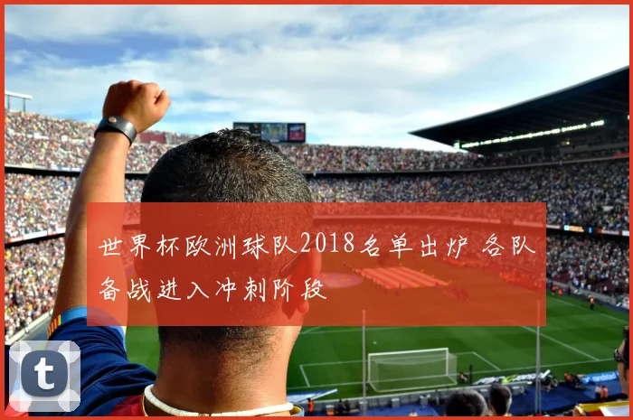 世界杯欧洲球队2018名单出炉 各队备战进入冲刺阶段