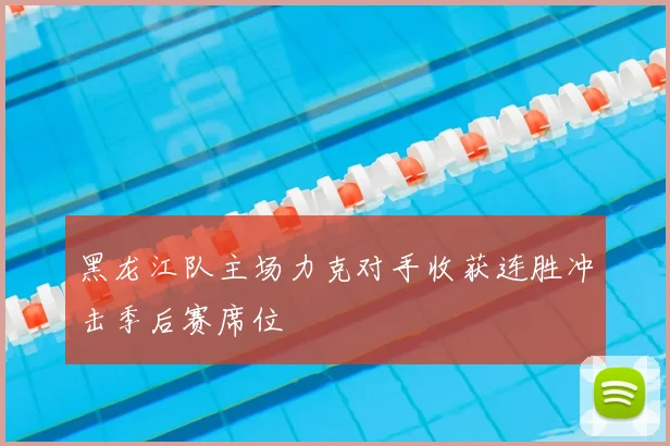 黑龙江队主场力克对手收获连胜冲击季后赛席位